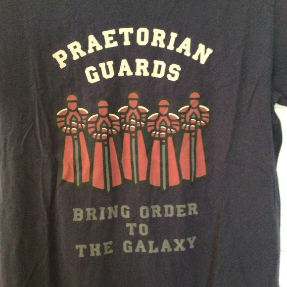 Uniqlo Star Wars Praetorian Guards Navy Blue Short Sleeve Top - Size XS - Picture 2 of 8